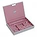 Stackers Dove Gray and Rose Classic Lidded Jewelry Box