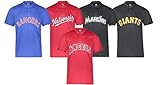 Majestic MLB Men's Cool Base Team Henley T-Shirts (Multiple Teams)