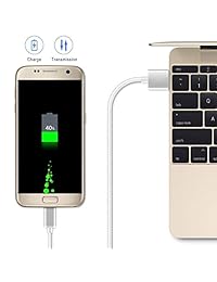 Cable Micro USB 3 Pack 10 FT Android cargador cable largo nylon trenzado sincronización y cable de carga rápida compatible Samsung Galaxy S7 S6 Edge, Kindle Fire Echo Dot PS4 Xbox One Controller Tablet HTC LG