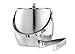 Francois et Mimi Stainless Steel Double Wall Ice Bucket with Tongs and Handle