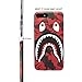 iPhone 7/8 Shark Face Case Street Fashion: Luxury Flexible Durable Designer Protective TPU Cover/Bumper/Skin/Cushion with Wrist Strap (Compatible with 4.7