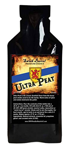 Ultra-Peat-Whisky-Flavor-Premium-Essence-Bootleg-Kit-Refills-Thousand-Oaks-Barrel-Co-Gourmet-Flavor-for-Cocktails-Mixers-and-Cooking-20ml-65oz-Packet