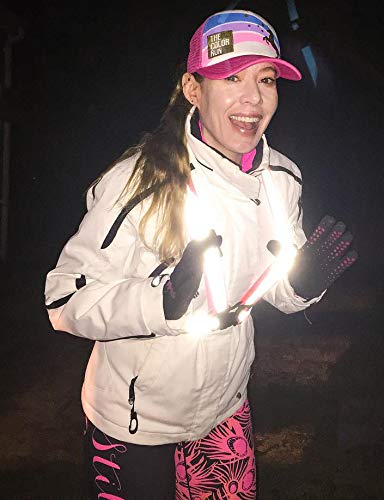 High Visibility Reflective Vest - Safety Reflector Strips Bands - Reflective Running Gear for Men and Women for Night Running, Biking, Walking (Pink Vest + 4 Bands) - Thumbnail 6