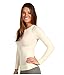 SPANX On Top and in Control Sophisticated Long Sleeve Crew 977 (Vanilla/Medium)