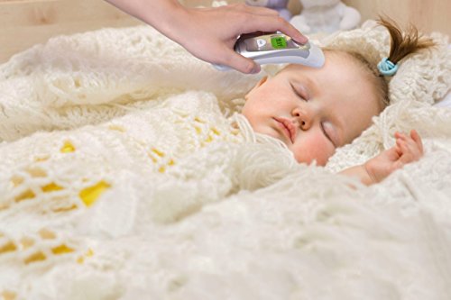 Innovo Medical Digital Forehead and Ear Thermometer Upgraded Model - Temperature and Fever Health Alert Clinical Monitoring System for Children and Adults - CE and FDA Cleared (Certified Refurbished)