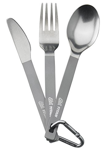 Esbit 3-piece titanium cutlery set