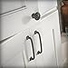 Franklin Brass (10-Pack) – Warm Chestnut Cabinet Handles, 4 Inch Hole Center, Pulls for Drawers, Kitchen Cabinet Door, Dressers | Lombard
