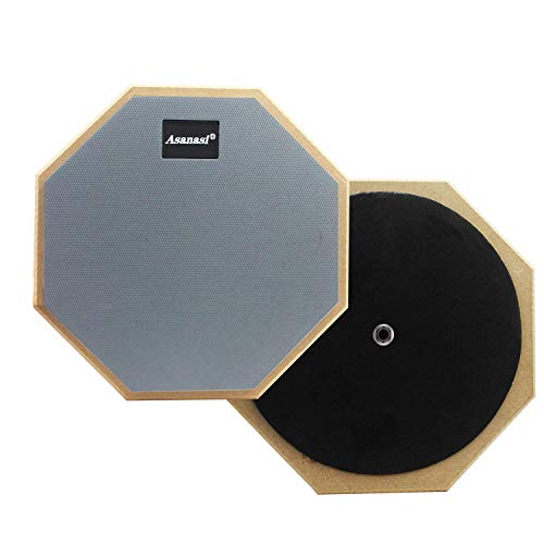WeiMeet Drum Pad 8 Inches Drum Practice Pad Silent Drum Pad with 1 Pair Drum Sticksï¼ˆ8 inchï¼‰