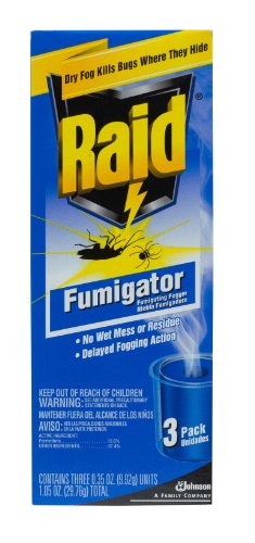 Raid Fumigator Triple-Pack .35-Ounce Cans (Pack of 6) Total 18 Units