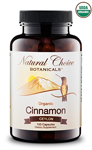 USDA Certified ORGANIC Ceylon Cinnamon Supplement - 100 Veggie Capsules USDA Certified ORGANIC Ceylon Cinnamon Supplement - 100 Veggie Capsules