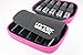 Essential Oil Carrying Case Holds 10 Bottles Perfect for Roller Bottles 5ml - 10ml Multiple Colors! (2 Pack, Pink)