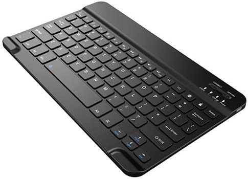 Bluetooth Keyboard, Ultra-Slim Wireless Tablet Keyboard Ultra-light Portable laptop keyboard Mini Compact Computer Keyboard for iPad Laptop PC iPhone Compatible with IOS/Android/Windows(Black)
