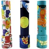 Fengirl Kids Classic Paper Kaleidoscope, Best Gift Idea, 3 Pack (Random color)