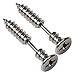 New Fashion Color Piercing 3D Cross Screws Ear Stud Earrings Lag spike Hip-Hip Earring Youth Men/Women (6 Silver)