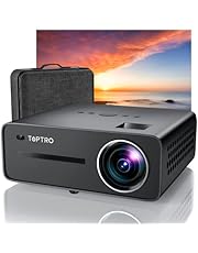 TOPTRO X5 5G WiFi Bluetooth Projector, 360 ANSI Lumen 4K Projector Native 1080P Full HD Home Theater/Outdoor Projector Support 4P/4D Keystone, Zoom, 300" Display, Movie Projector for iOS/Android/PS5