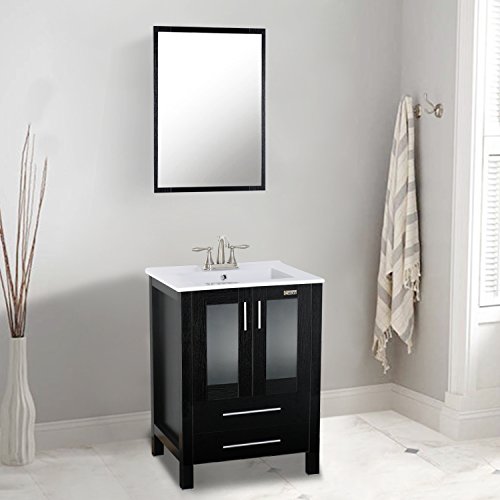 Buy eclife 24" Modern Bathroom Vanity Sink Combo with Overflow Ceramic