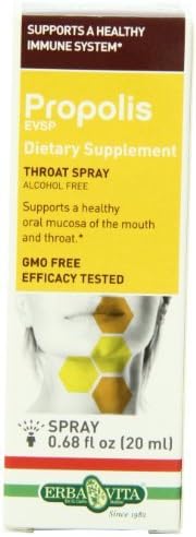Erba Vita Propolis EVSP Throat Spray, 0.68 Fluid Ounce by Erba Vita USA