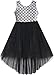 Sunny Fashion Girls Dress Sequin Mesh Party Wedding Princess Tulle
