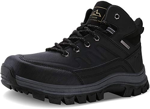 Men's Snow Boots Winter Anti-Slip Ankle Booties Backpacking Boots Hiking Boots for Men
