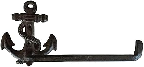 Amazon Com Comfy Hour Antique Vintage Interior Decor Collection Cast Iron Anchor Toilet Paper Holder Kitchen Dining
