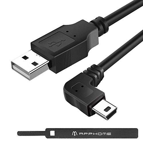 Mini USB Charging Cable Compatible for Garmin Nuvi, APPHOME USB 2.0 A-Male to Mini-B Car Vehicle Cord Compatible for Garmin GPS Nuvi 200 57LM 67 C255 2539LMT 2597LMT Dashcam (6.6 FT) - Thumbnail 7