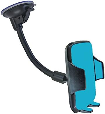 Car Mount, HoHoHoHot One Touch Windshield Universal Car Mount Holder for Smartphones iPhone 7 7 Plus 6 6S, Galaxy S7, S6 Edge and Other Smartphones -(Gift Package) (Black-Blue)