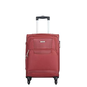 Aristocrat Nylon 26 cms Red Softsided Cabin Luggage (Amber)