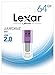 Lexar JumpDrive S50 64GB USB 2.0 Flash Drive, LJDS50-64GABNL (Purple)