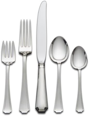 Gorham Fairfax 5-Piece Sterling Silver Flatware Dinner Set, Service for 1