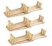 SYMAK 92324-3PK Lot of 3-Home-Aide Hook Wood Wall Peg Rack-Wooden Expanding Accordian Style, White