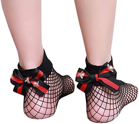 Socks, FORUU Women Ruffle Fishnet Ankle High Mesh Lace Fish Net Short