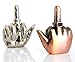 Pack of 2 Butane Novelty Cigarette Middle Finger Lighter