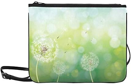 Dandelion With Seeds Blow Away Pattern Custom High-grade Nylon Slim Clutch Bag Cross-body Bag Shoulder Bag