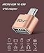 Micro USB Adapter, Joyshare Micro USB to USB OTG Adapter - Micro USB Male OTG to USB Female Adapter – Gold – Pack of 5