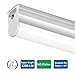 FrenchMay LED T5 mini utility linkable shop light 4ft, 22W, 85CRI, 2200Lumens, 5000K, 32w Fluorescent Equivalent, integrated ceiling light & under Cabinet shop light for garage, workshop, basement