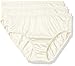 Shadowline Women's Hipster Underwear Nylon Silky Panties 3 Pack 11042
