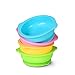 Baby/Toddler Feeding Silicone bowl with Stay-Put Suction Base and Spoon Set (Green)