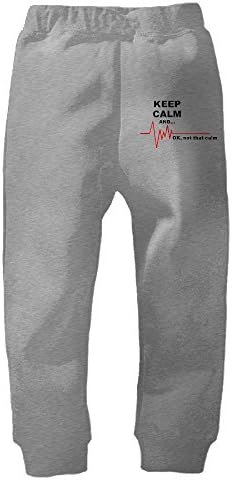 YE9WU Keep Calm &amp; Ok Not That Calm Unisex Kids Toddlers Sweatpants Long Pants Sweatpants for 2T-6T