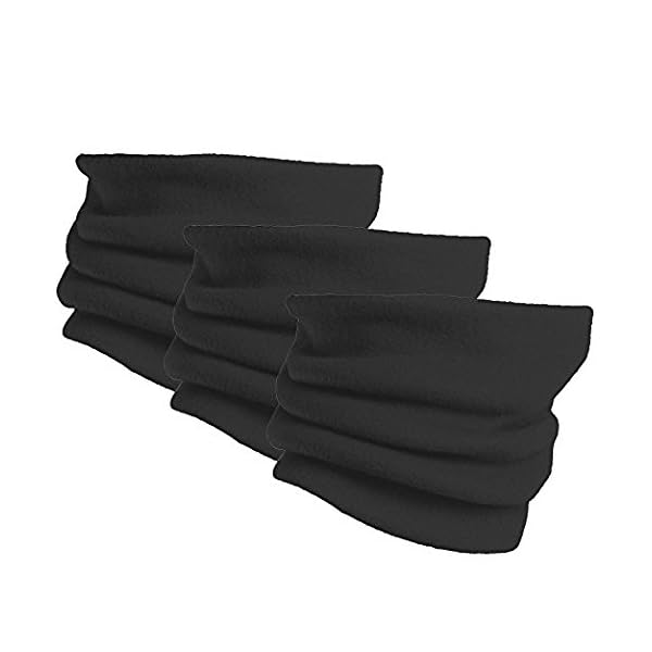StyleZ 3 Pack Windproof Fleece Neck Gaiter Warmer Face Mask for Winter