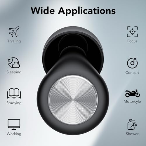 2026 Ear Plugs for Sleeping, 45 dB Reusable Hearing Protection, Noise Reducing Earplugs for Sleep, Ear Plugs Soft and Comfortable for Sleeping, Travel, Concentration, Plane, Concerts
