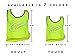World Sport 12 Pack Adult Yellow Scrimmage Vests with Carry Bag