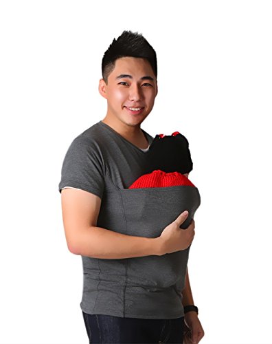 M-Brave Men's Maternity Kangaroo Top Hoody Dad T-shirt for Baby
Carriers Soothe Shirts XXXL M-Brave Men's Maternity Kangaroo Top Hoody Dad T-shirt for Baby
Carriers Soothe Shirts XXXL