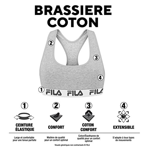 FU6048, Bra Mujer, Navy, M