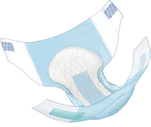 Wingsâ„¢ Overnight Heavy Absorbent Adult Brief Disposable White Medium 32