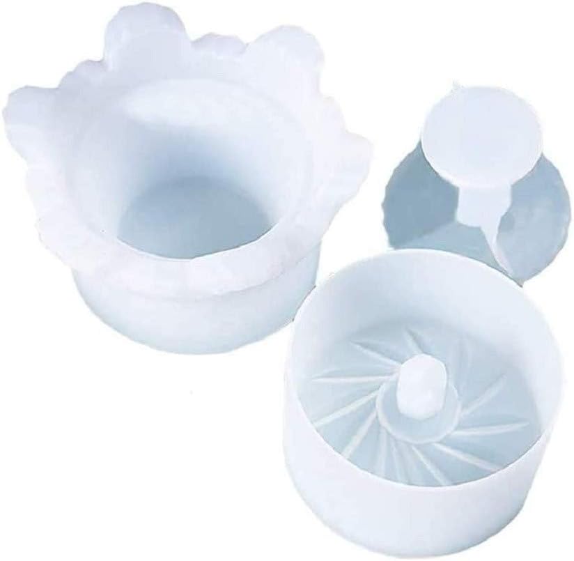 Resin Molds,Jewelry Box Molds with Crown Shape Silicone