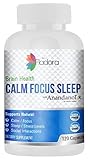 Brain Booster with Anandanol &amp; Natural Digestive Enzymes Blend, Multivitamin Dietary Supplement Supports Natural Calm, Healthy Sleep &amp; Focus - 120 Capsules, Gluten Free, Non-GMO