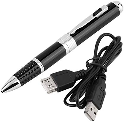 shengerm Up to 32GB Storage Via TF Card Built-in Rechargeable Battery Mini Black Pen 32GB HD Cam Camera Video USB Recording
