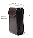 MyEyeglassCase Black Double eyeglasses case | Soft Sunglasses Case for Women | Semi Soft Dual Glasses Case with Magnetic Closure and Cleaning Cloth (IP822 Black)