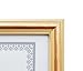 kieragrace Kiera Grace Presley Document Frame 8.5 by 11-Inch Gold