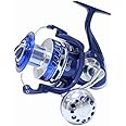 HiUmi 30KG Power Drag Saltiga Spinning Reels Heavy Duty Sea Fishing Boat Fishing Jigging Fishing Reel 4000 5000 6000 7000 8000 9000